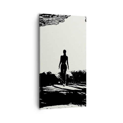Bild auf Leinwand - Leinwandbild - Neuer Blick - 55x100 cm
