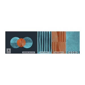 Fototapeten Muster Premium Sand - Symmetrische Komposition - Abstraktion, Stück, Geometrisches Muster - 100x30 cm