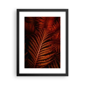 Poster in einem schwarzem Rahmen - Die Hitze des Lebens - 30x40 cm