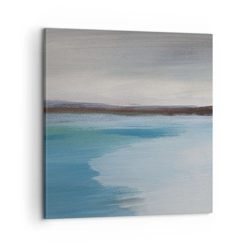 Bild auf Leinwand - Leinwandbild - Horizontale Landschaft - 60x60 cm