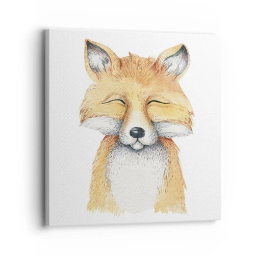 Bild auf Leinwand - Leinwandbild - Fuchsstimmungen - 30x30 cm