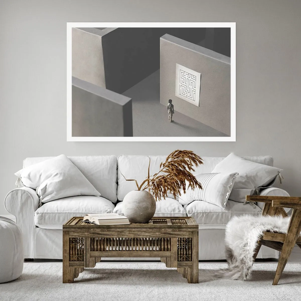 Poster - Aber wo bin ich? - 91x61 cm