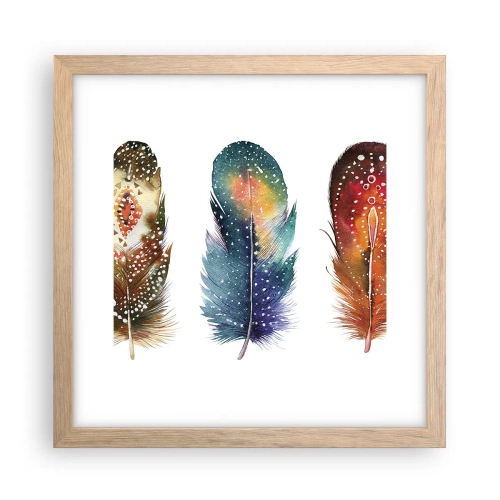 Poster in einem Rahmen aus heller Eiche - Rituale, Zeremonien, Geheimnisse - 30x30 cm