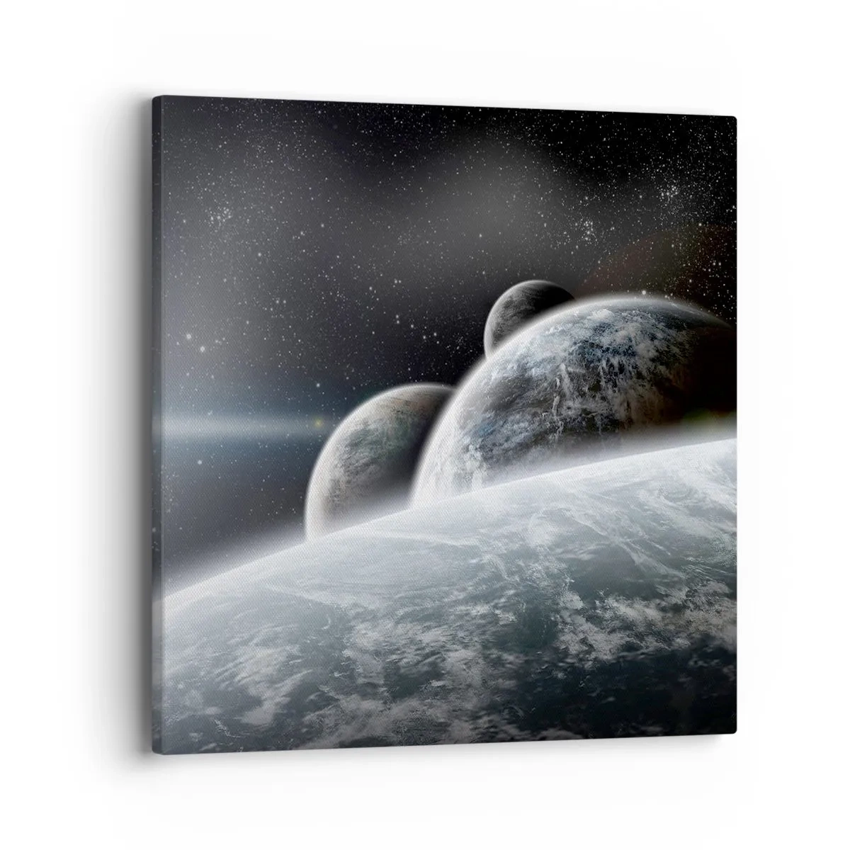 Bild auf Leinwand - Leinwandbild - Kosmische Musik der Sphären - 40x40 cm