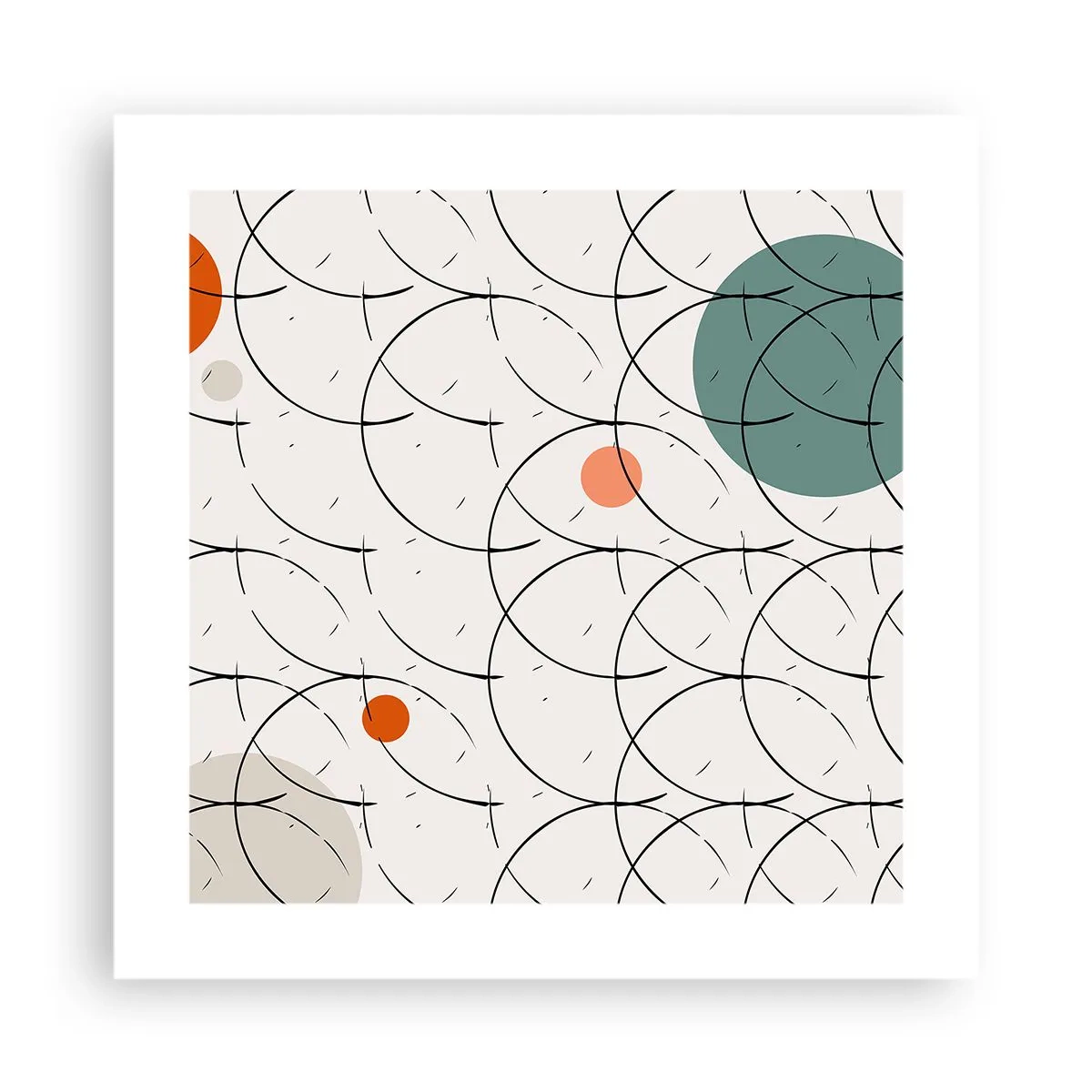 Poster - Im Pop-Art-Geist - 40x40 cm