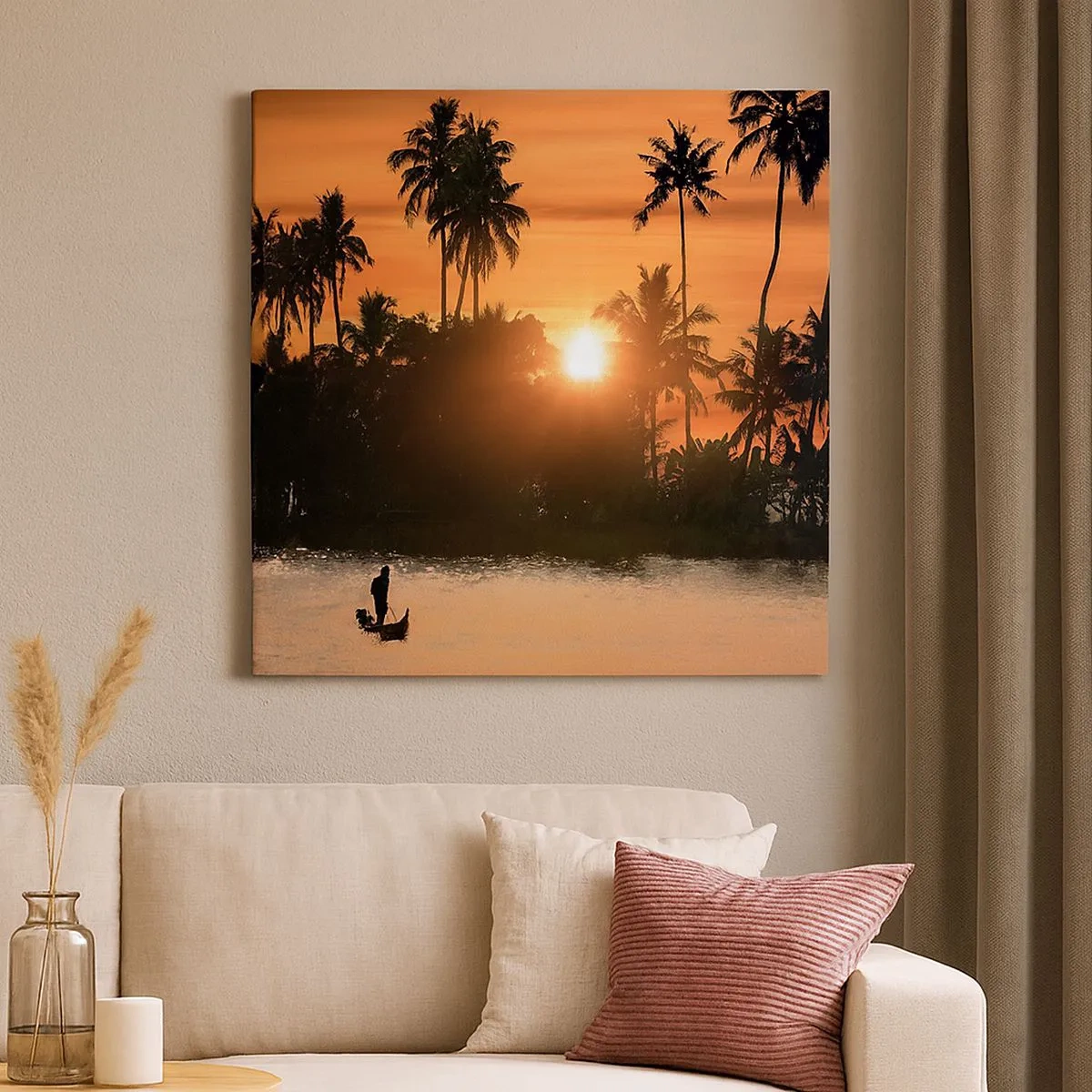 Bild auf Leinwand - Leinwandbild - Zeit zum Entspannen - 30x30 cm