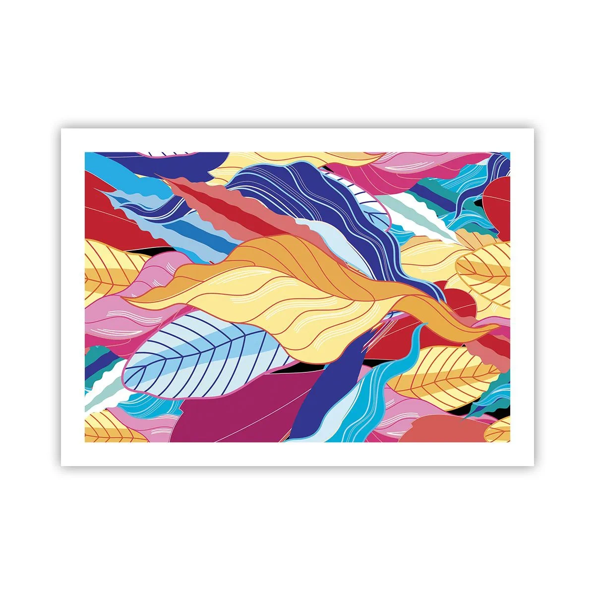 Poster - Buntes Durcheinander - 70x50 cm