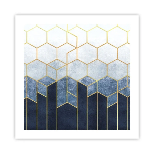 Poster - Komposition im synkopischen Rhythmus - 50x50 cm