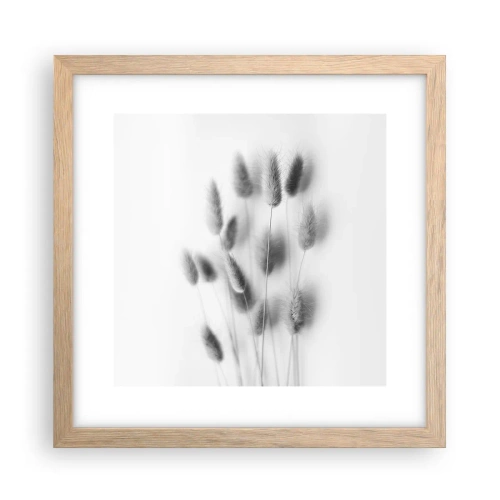 Poster in einem Rahmen aus heller Eiche - Eure flauschige Grashoheit - 30x30 cm