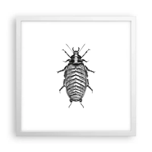 Poster in einem weißen Rahmen - Was für ein Exemplar! - 40x40 cm