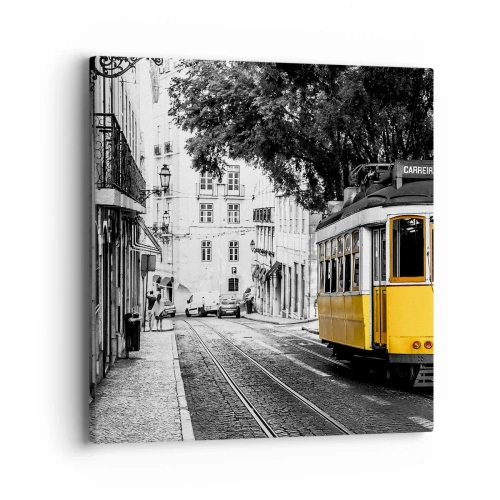 Bild auf Leinwand - Leinwandbild - Und Fado im Hintergrund - 40x40 cm