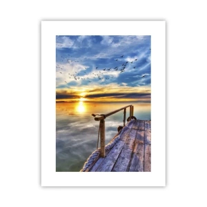 Poster - Der Wind geht zur Ruhe - 30x40 cm