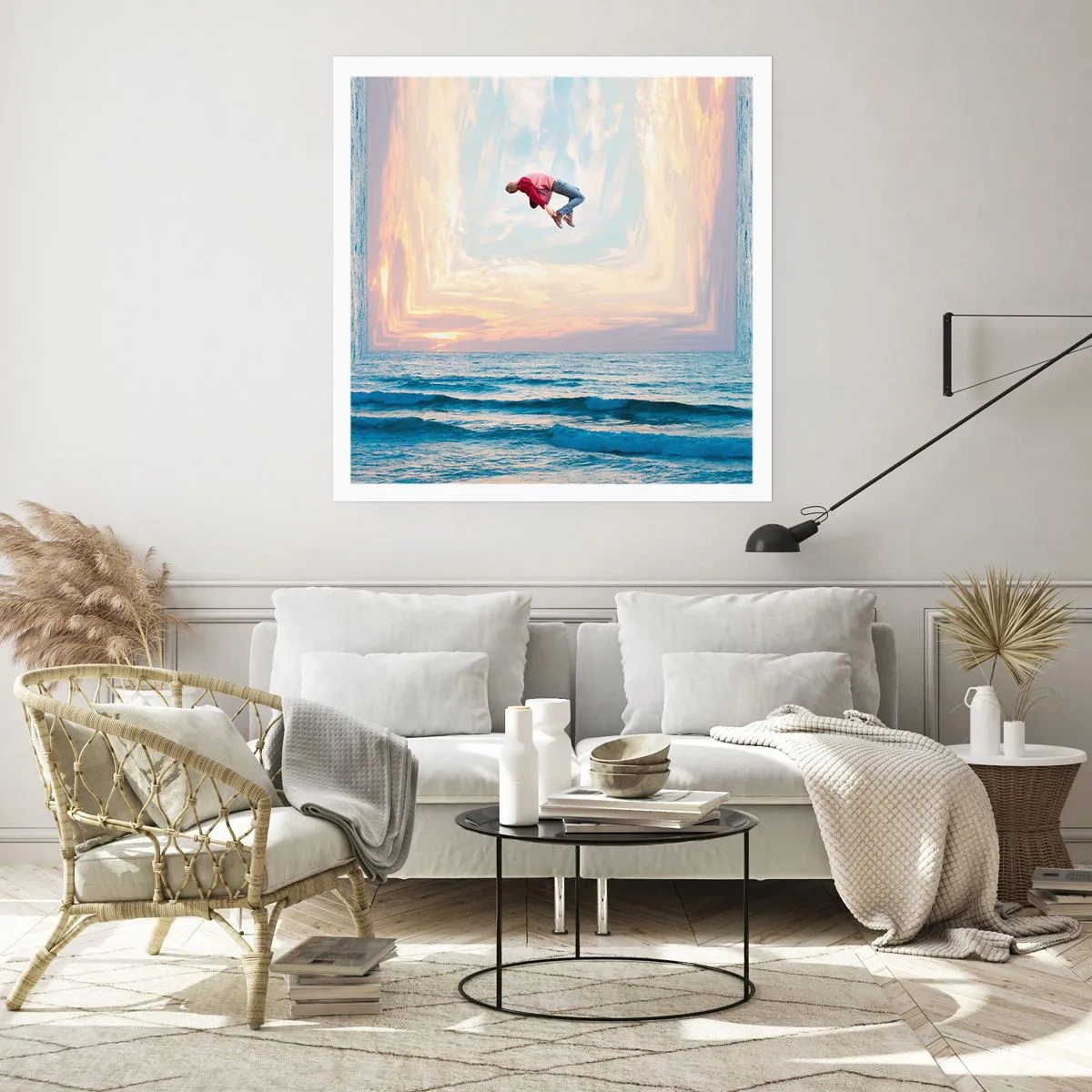Poster - In eine andere Dimension - 30x30 cm