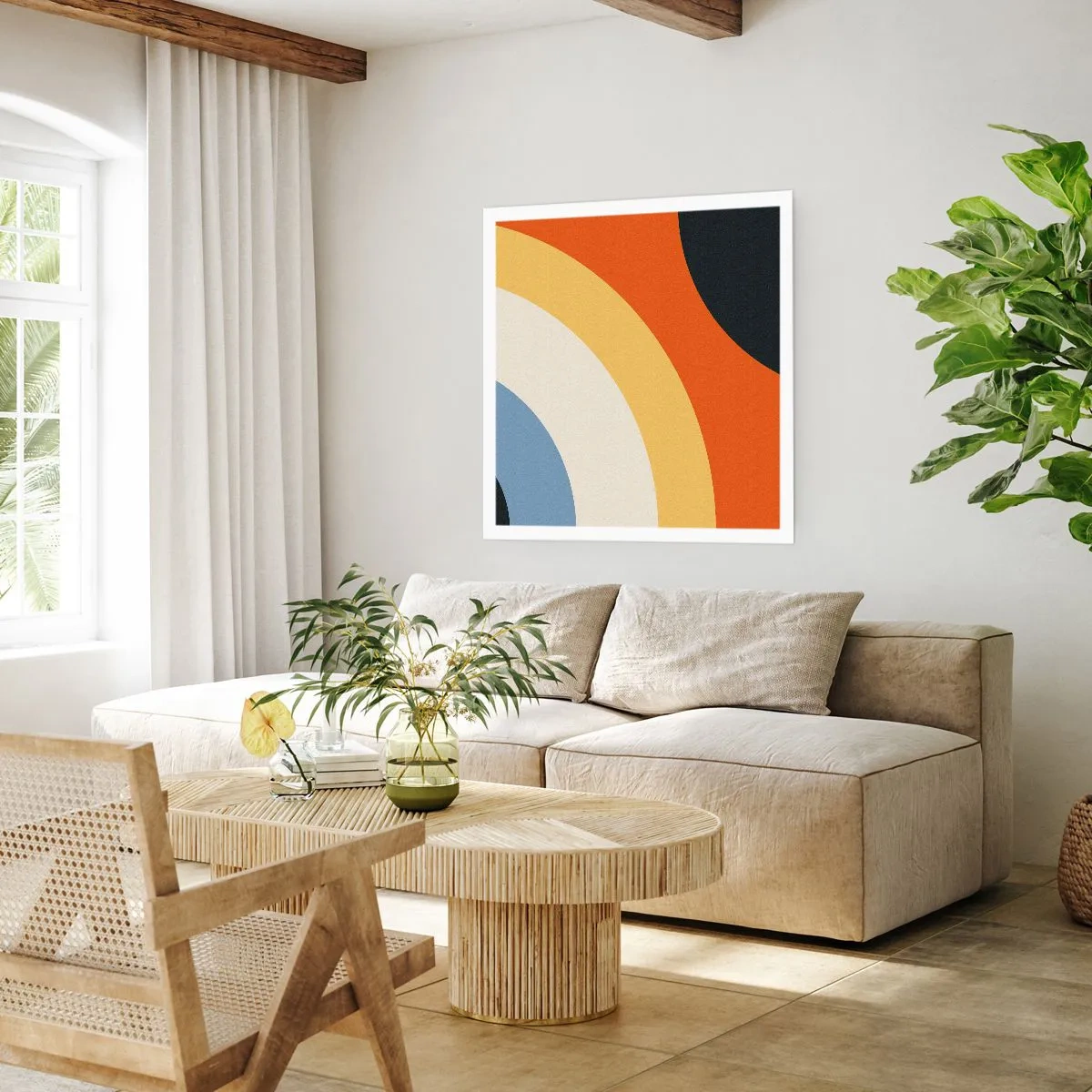 Poster - Zu mir selbst - 50x50 cm