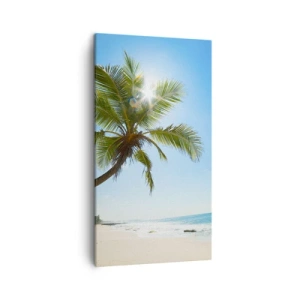 Bild auf Leinwand - Leinwandbild - Niemandem zeigen - 45x80 cm