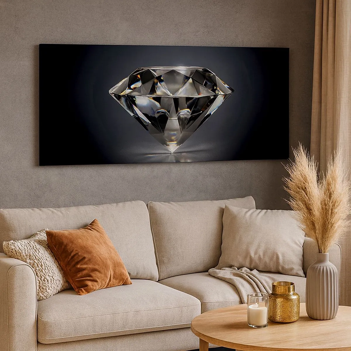 Bild auf Leinwand - Leinwandbild - Beste Freundin - 100x40 cm