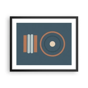 Poster in einem schwarzem Rahmen - Das Wesen der Dinge - 50x40 cm