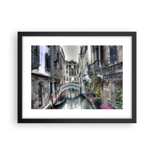 Poster in einem schwarzem Rahmen - Seit Jahrhunderten in stiller Besinnung - 40x30 cm