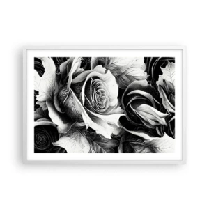 Poster in einem weißen Rahmen - Immer Königin - 70x50 cm