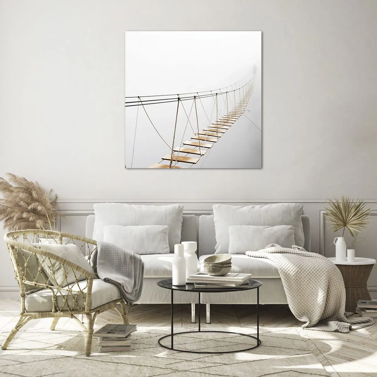 Glasbild - Bild auf glas - Wohin wird es dich führen? - 70x70 cm