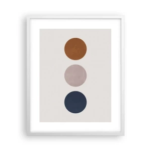 Poster in einem weißen Rahmen - Ein Symbol für Exzellenz - 40x50 cm