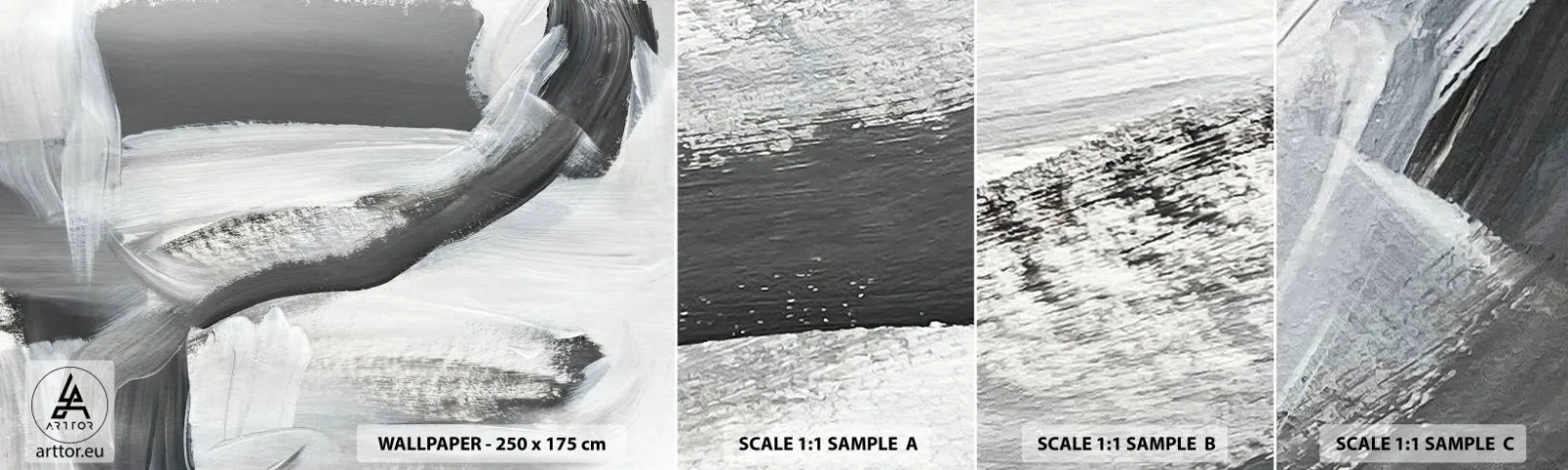 Fototapetenmuster Standard Eco - Entscheidender Schritt - Stück, Malen, Mazance - 100x30 cm