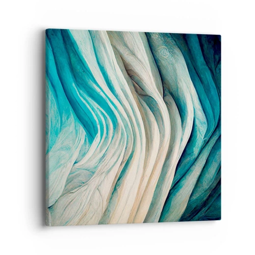 Bild auf Leinwand - Leinwandbild - Blaue Unersättlichkeit - 40x40 cm