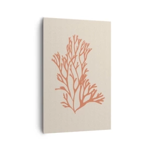 Bild auf Leinwand - Leinwandbild - Korallenfiligran - 80x120 cm