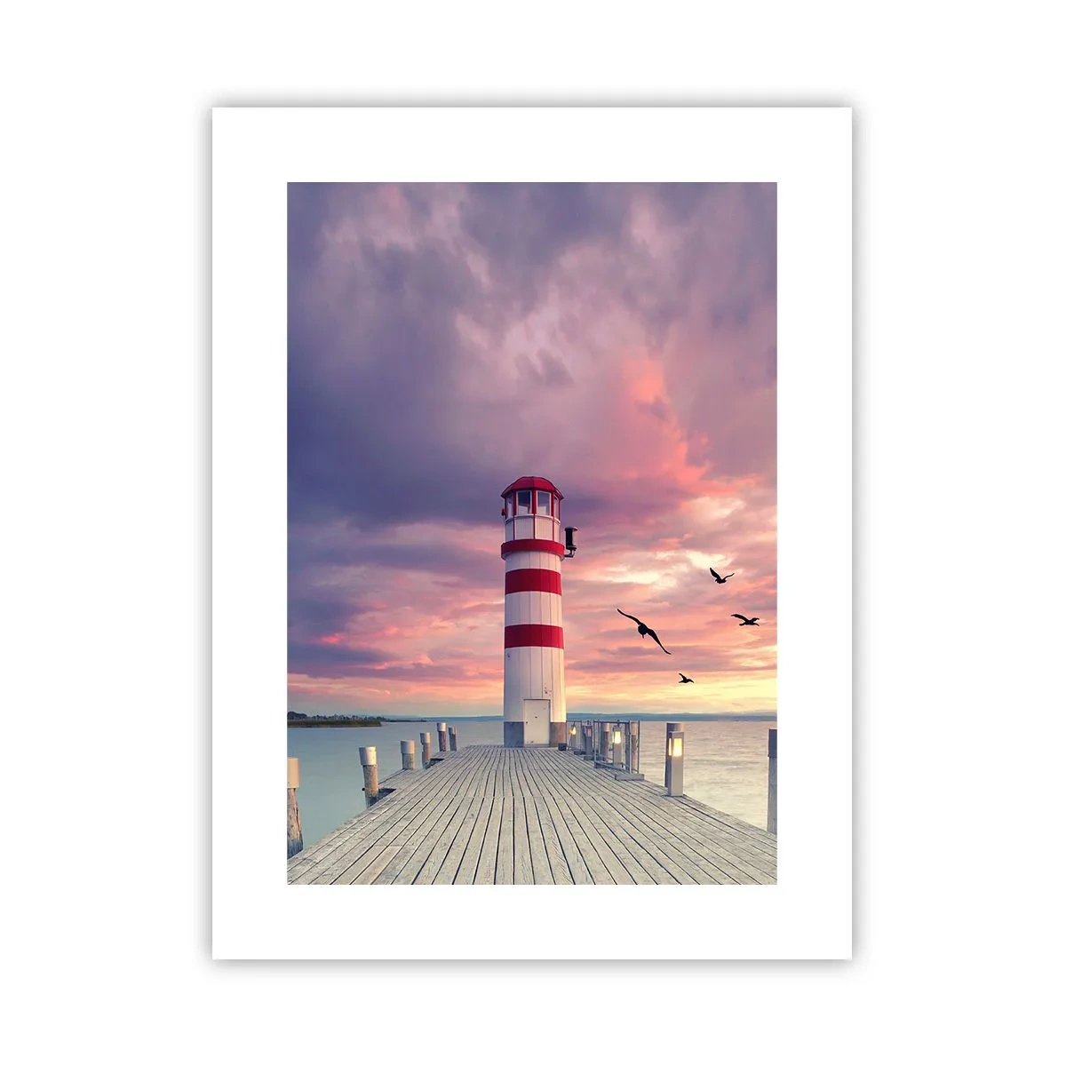 Poster - Es ist Zeit zum Hafen zu gehen - 30x40 cm