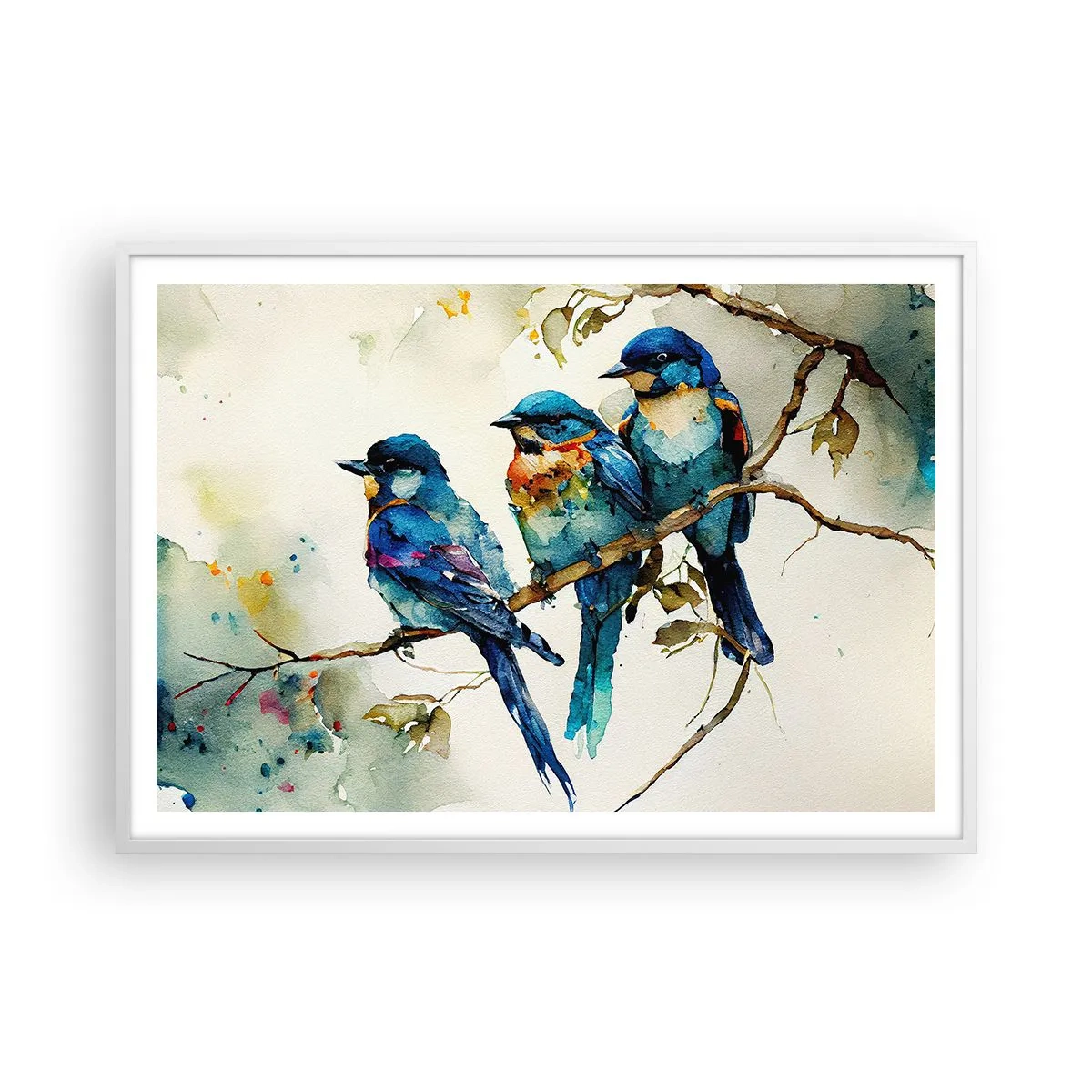 Poster in einem weißen Rahmen - War er beleidigt? - 100x70 cm