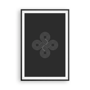 Poster in einem schwarzem Rahmen - Im keltischen Geist - 61x91 cm