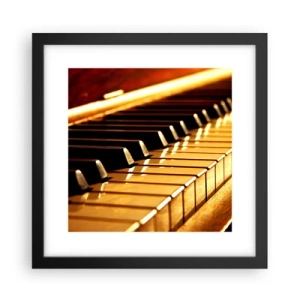 Poster in einem schwarzem Rahmen - Endlose Möglichkeiten - 30x30 cm