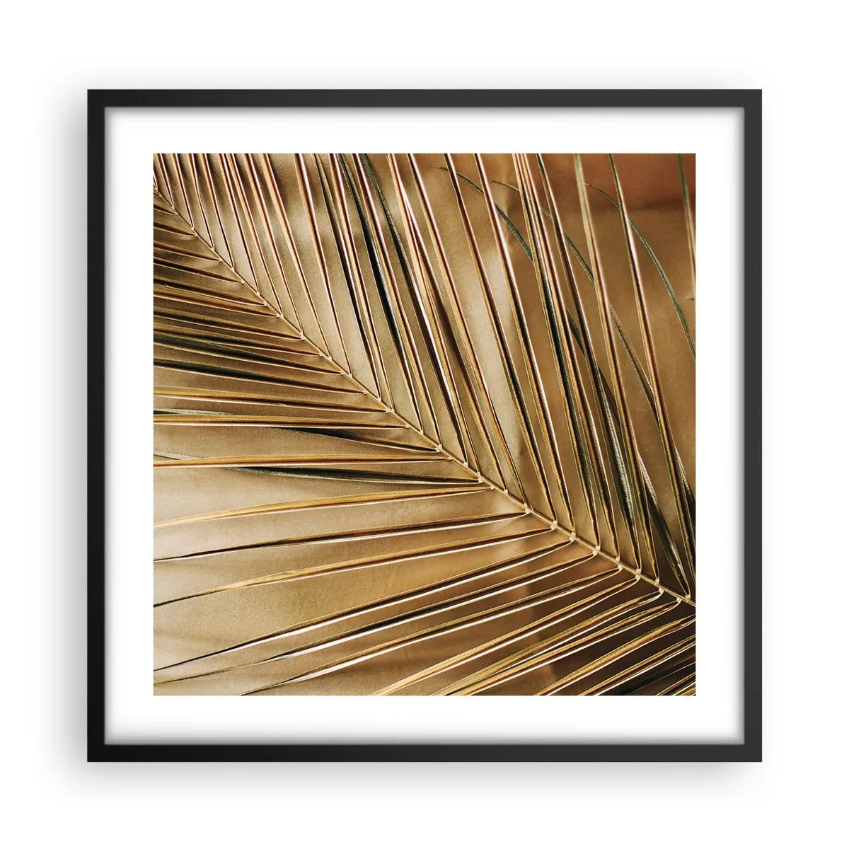 Poster in einem schwarzem Rahmen - Natürliche Kolonnade - 50x50 cm