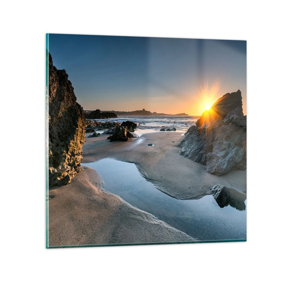 Glasbild - Bild auf glas - Unberührt von menschlicher Hand - 70x70 cm