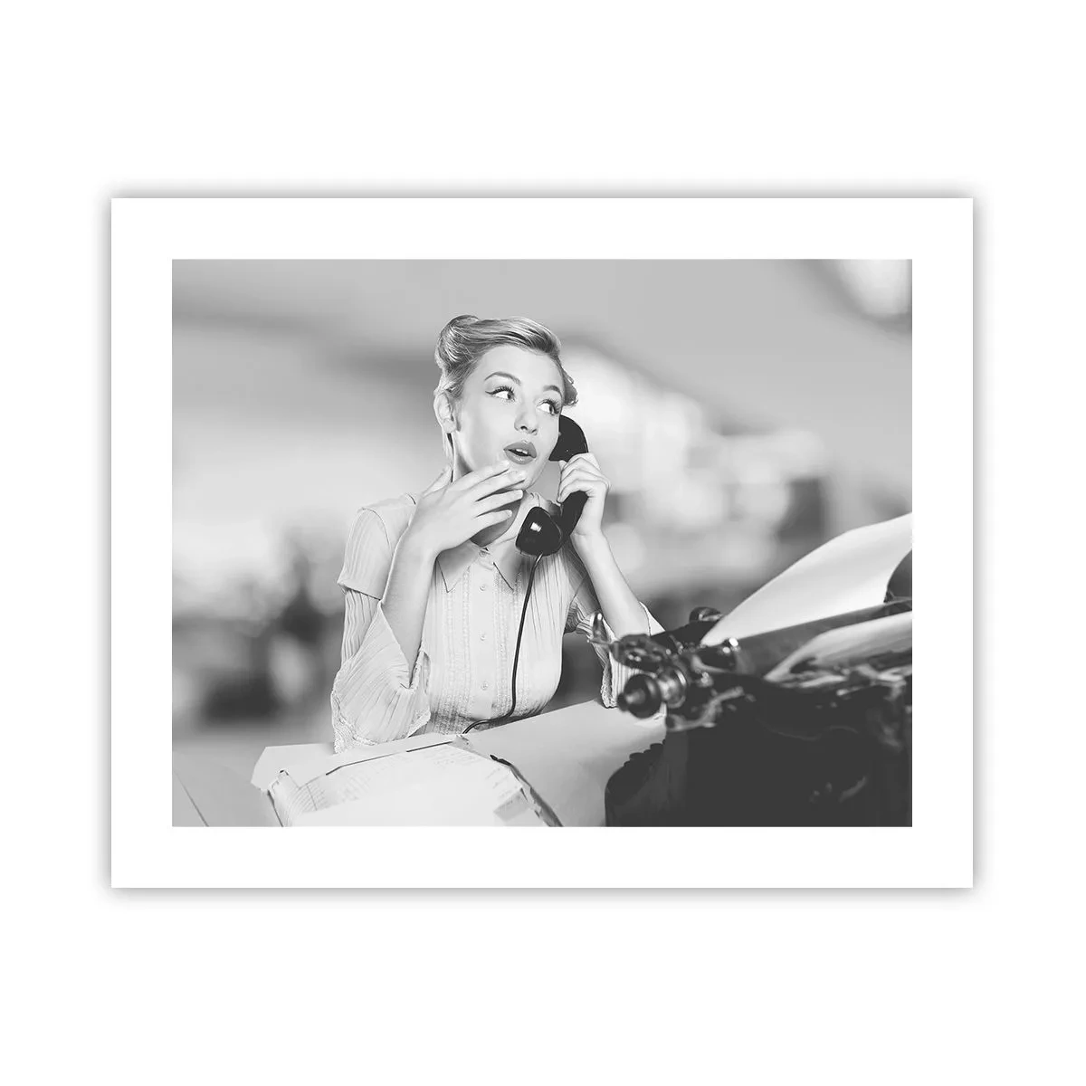 Poster - Hallo, wir sind in den 1950er Jahren. - 50x40 cm