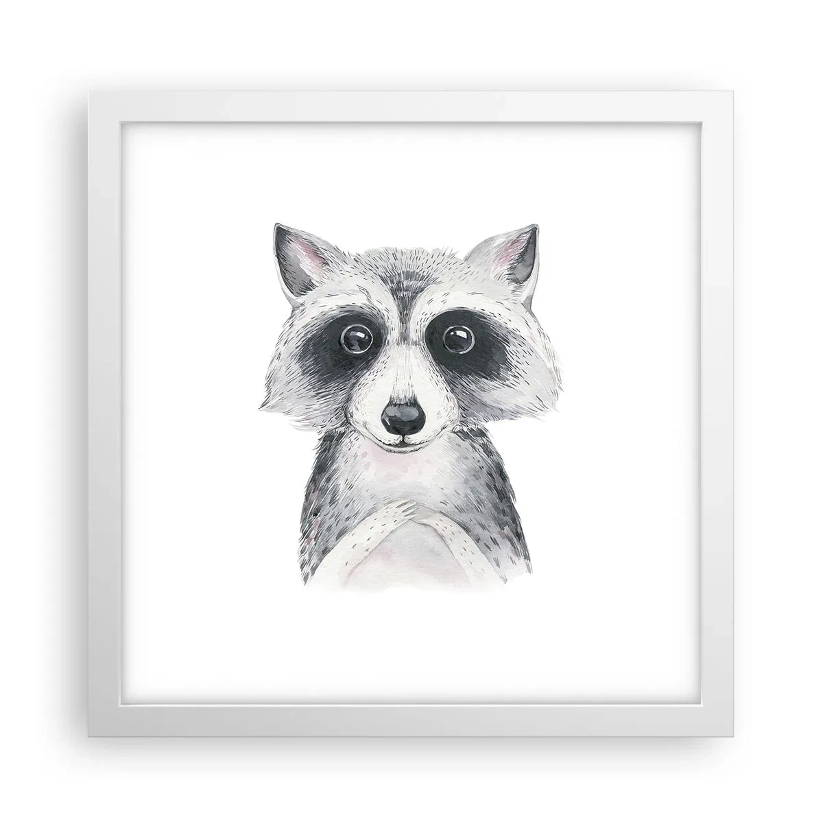 Poster in einem weißen Rahmen - Ein Moment zum Bewegen - 30x30 cm