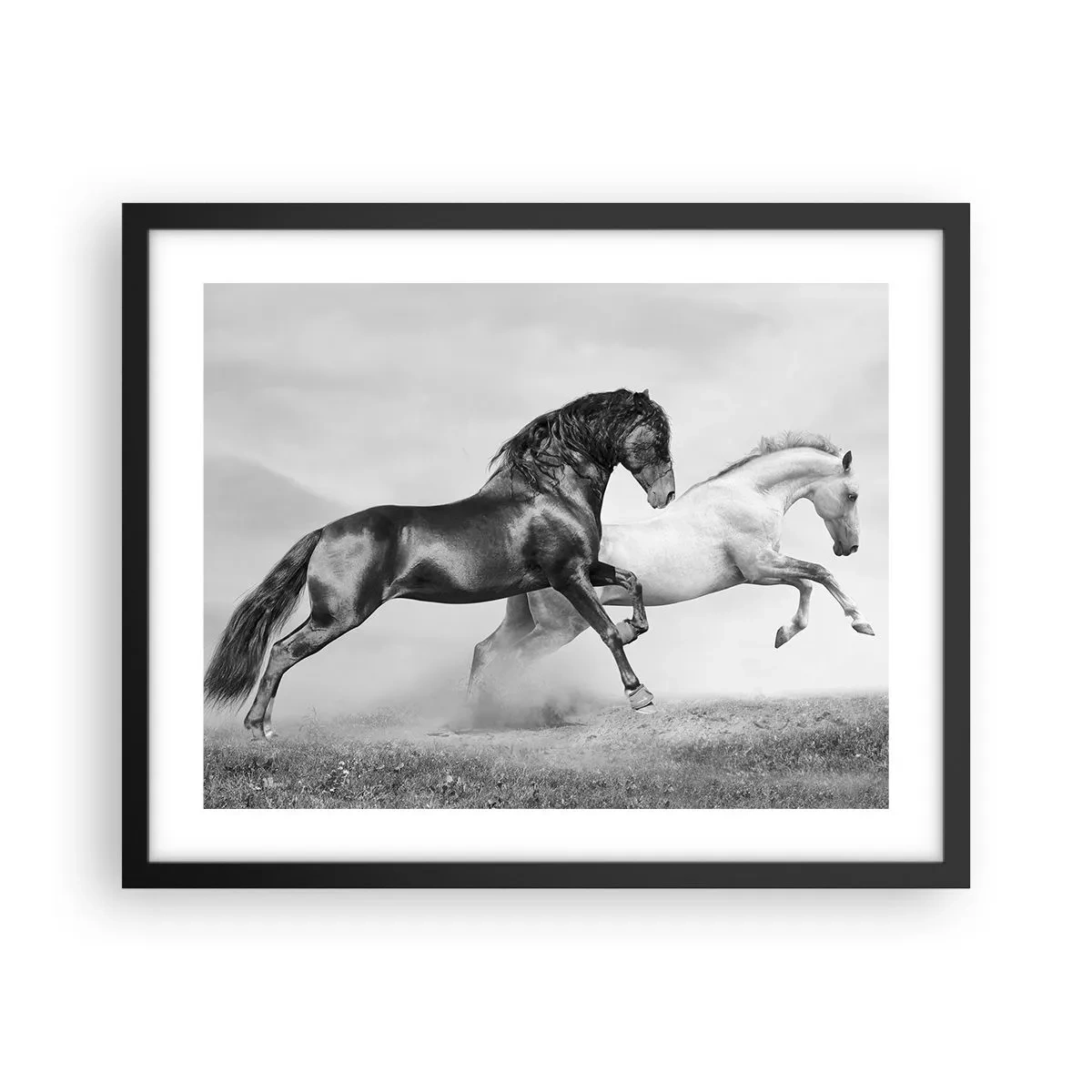 Poster in einem schwarzem Rahmen - Engel und Dämonen - 50x40 cm