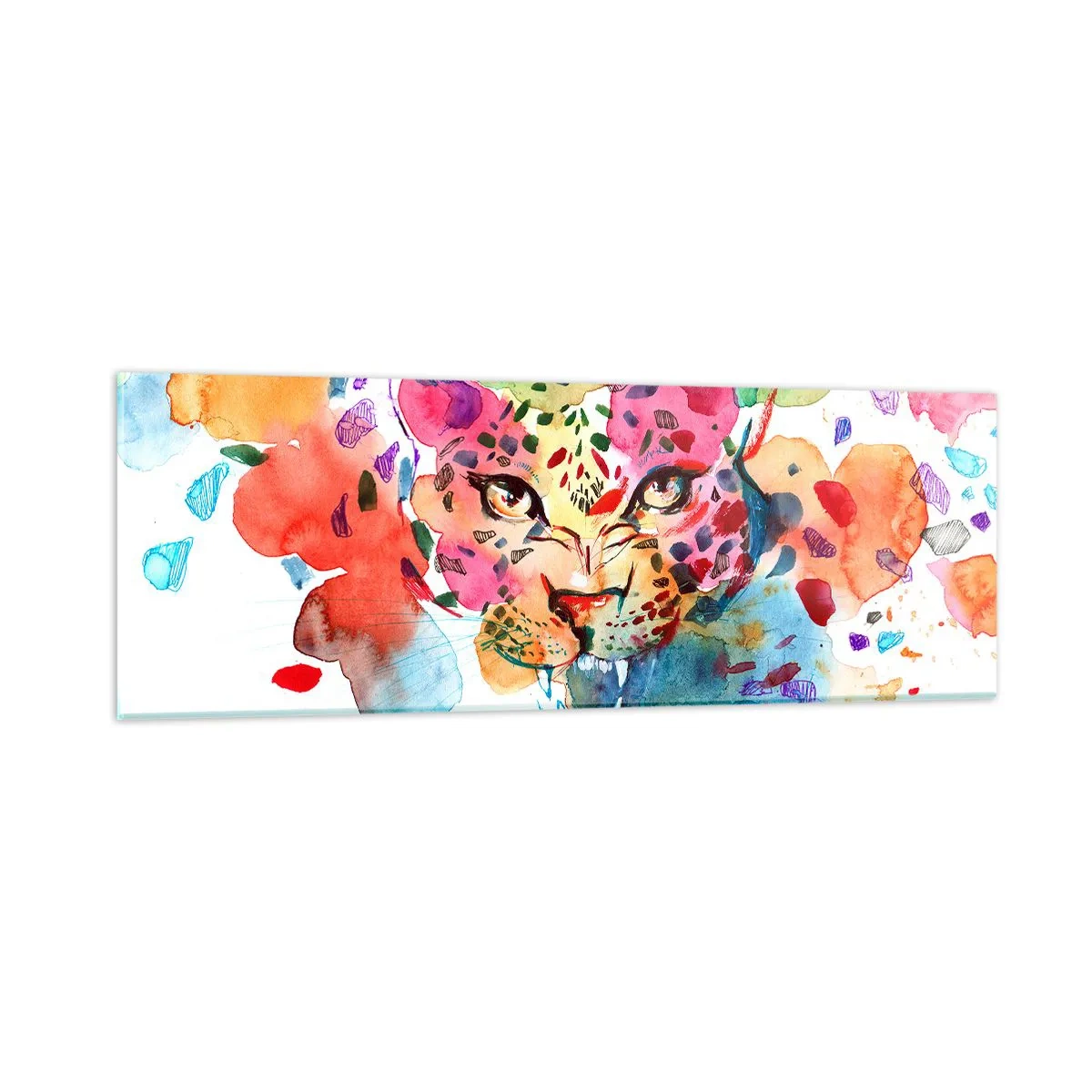Glasbild - Bild auf glas - Die Schöne und das Biest - 90x30 cm