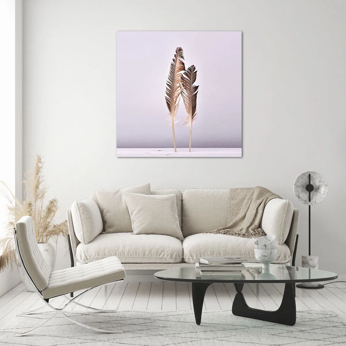 Glasbild - Bild auf glas - Gegen das Nichts - 40x40 cm