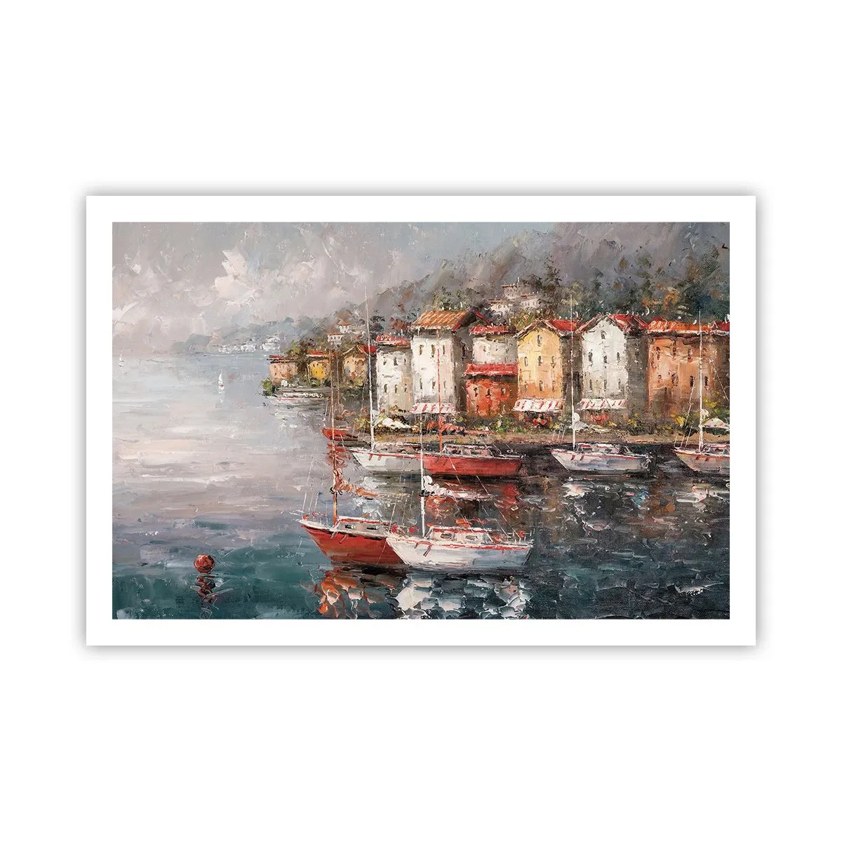 Poster - Romantische Oase - 91x61 cm
