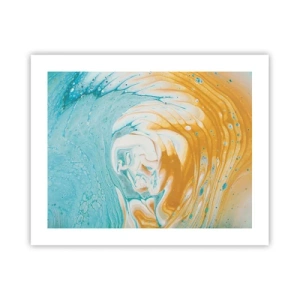 Poster - Pastellwirbel - 50x40 cm