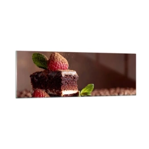 Glasbild - Bild auf glas - Das Leben ist süß - 90x30 cm