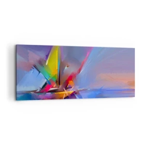 Bild auf Leinwand - Leinwandbild - Propeller wie ein Vogel - 100x40 cm