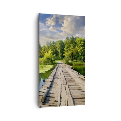 Bild auf Leinwand - Leinwandbild - Sommer, Sommer überall - 55x100 cm