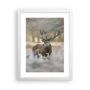 Poster in einem weißen Rahmen - Ein flotter Morgen - 30x40 cm