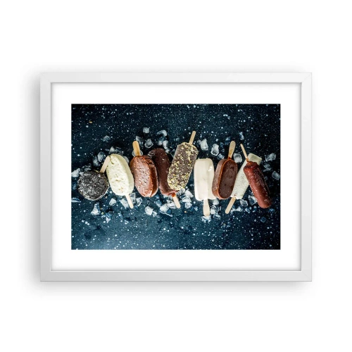 Poster in einem weißen Rahmen - Geschmack des heißen Sommers - 40x30 cm