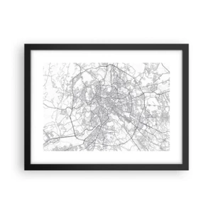 Poster in einem schwarzem Rahmen - Römischer Kreis - 40x30 cm