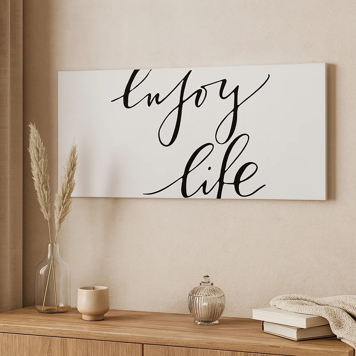 Bild auf Leinwand - Leinwandbild - Nichts hinzufügen… - 30x30 cm