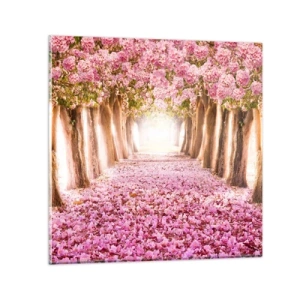 Glasbild - Bild auf glas - Der Weg ins Paradies - 30x30 cm