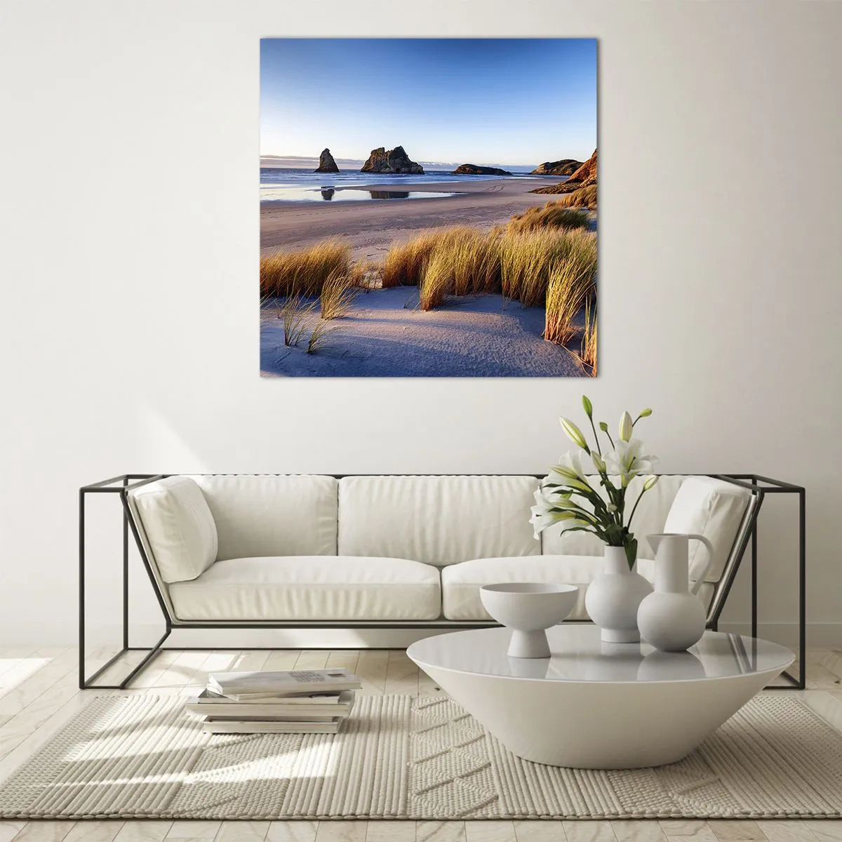 Glasbild - Bild auf glas - Für Friedenssuchende - 30x30 cm